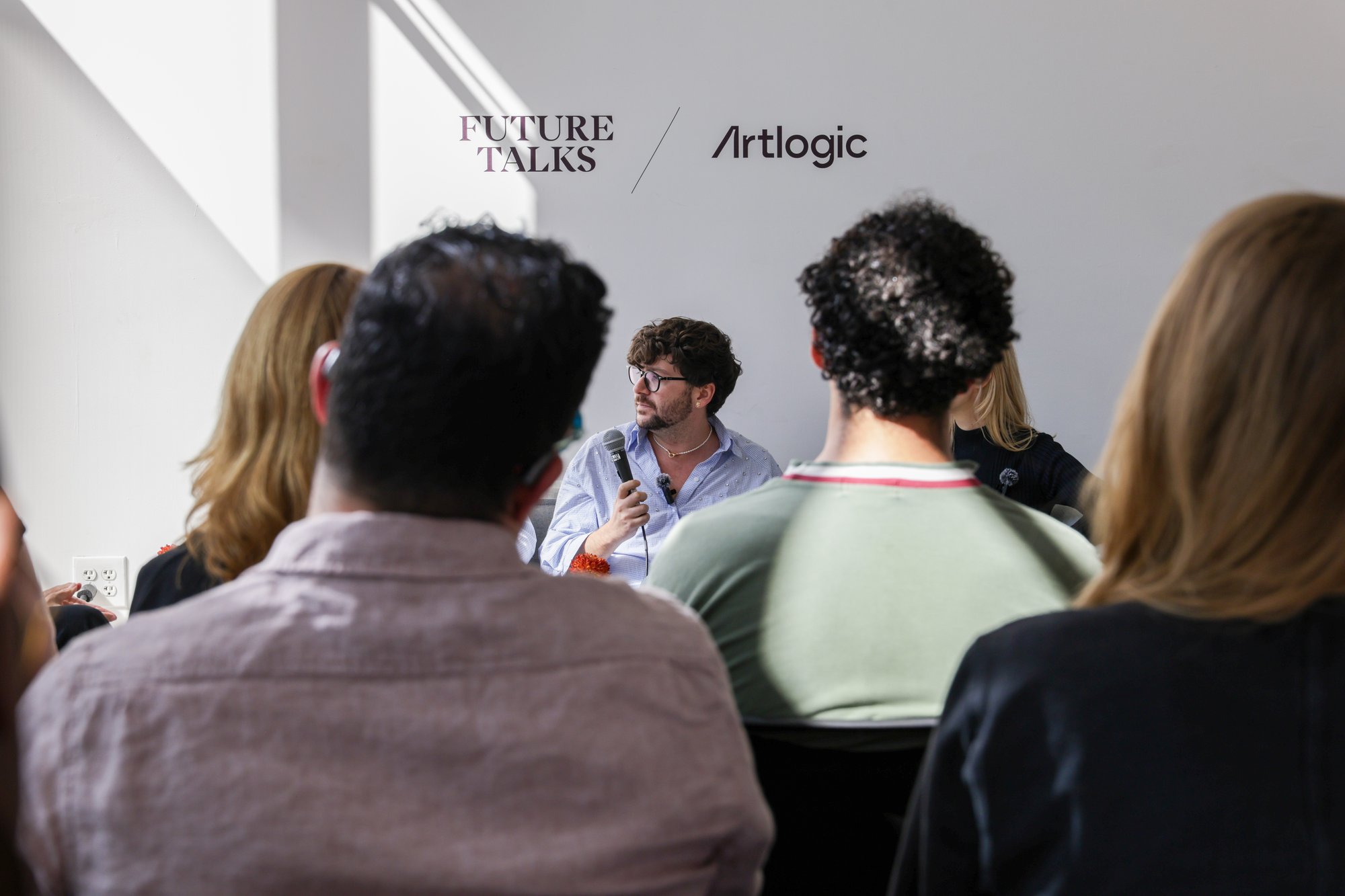 Future Talks by Artlogic - How to Approach Art Collecting Panel on May 16, with Elisa Carollo, Thomas Martinez Pilnik, William Blomquist, Beatrice Masi, Kellie Lehr. Photography by Keenon P Photography.(6)